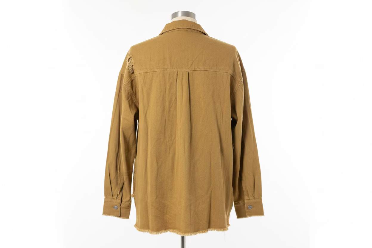 Peach Love Camel Shacket
