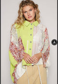 🍋‍🟩 POL Lime Summer Blouse
