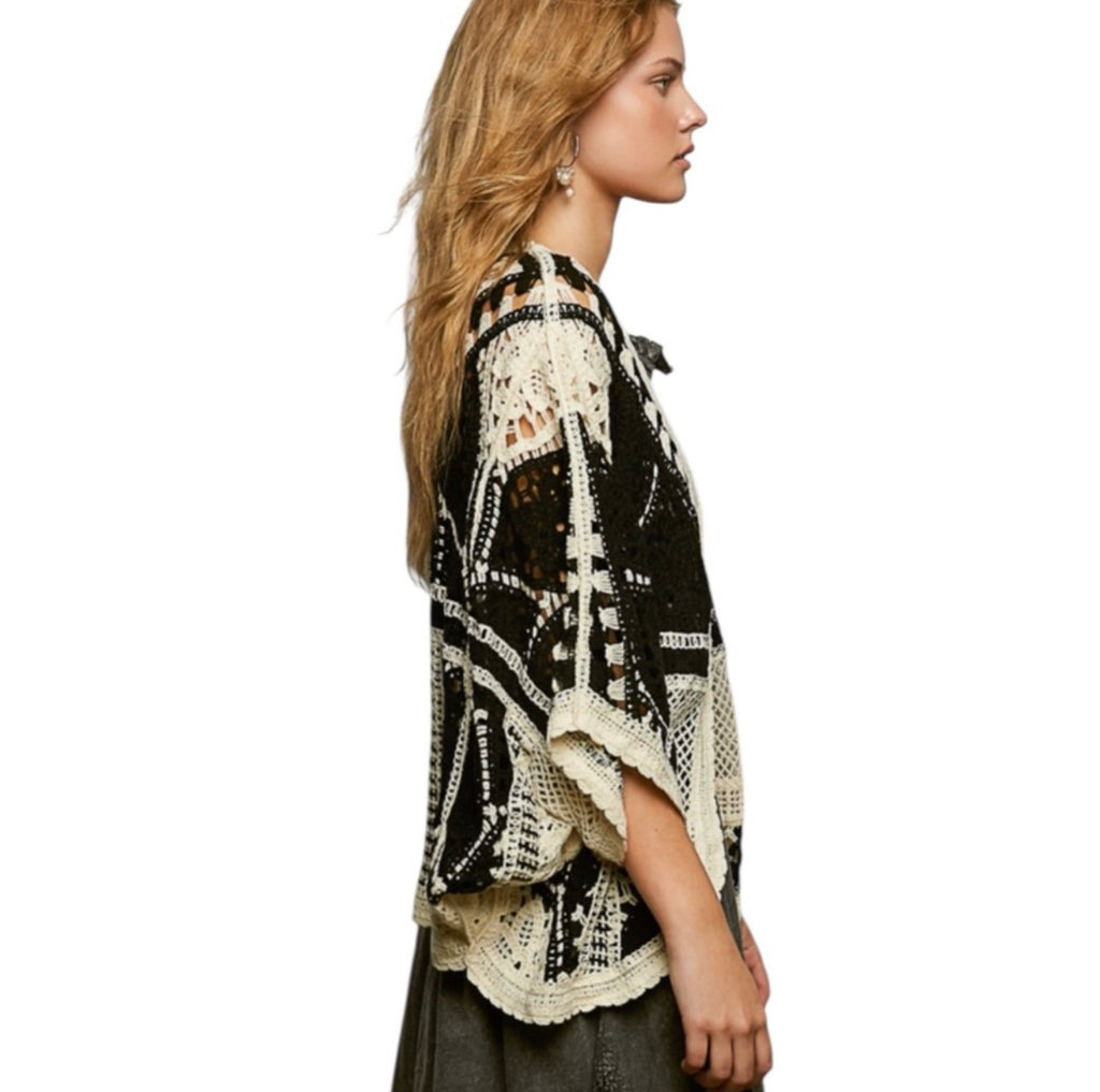 POL Crocheted Shrug