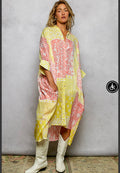🍋 POL Lemon Blouse Dress