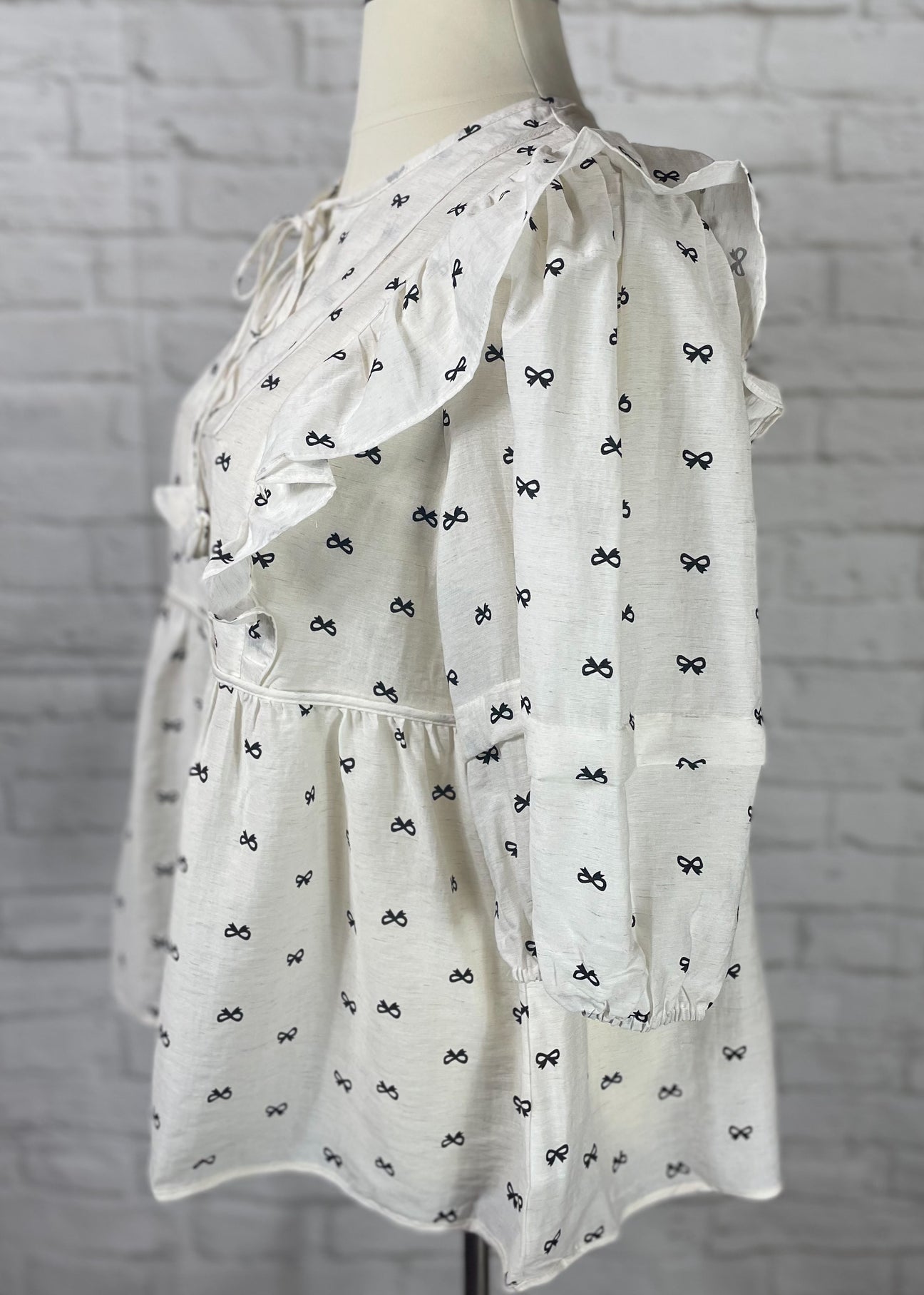 UMGEE Bow Peplum Top