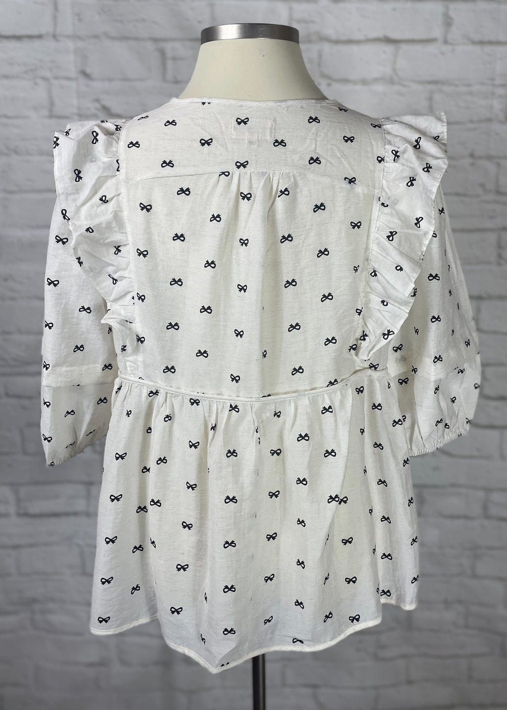 UMGEE Bow Peplum Top