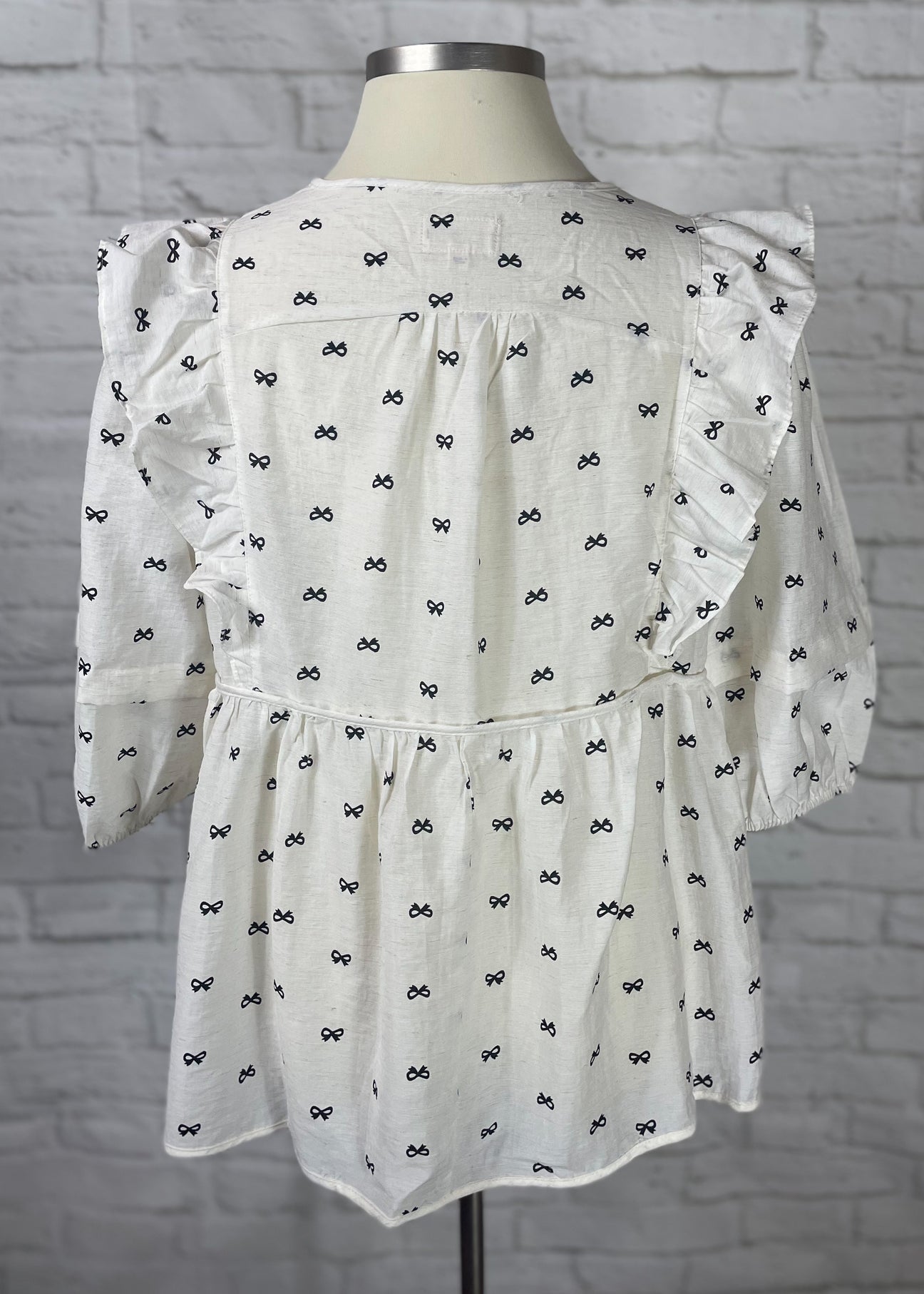 UMGEE Bow Peplum Top