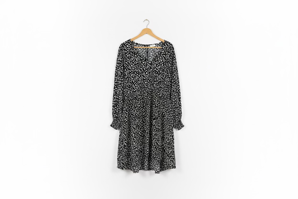 ODDY New-To-You Leopard Dress