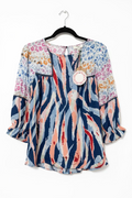 UMGEE BLUE SPRING BLOUSE