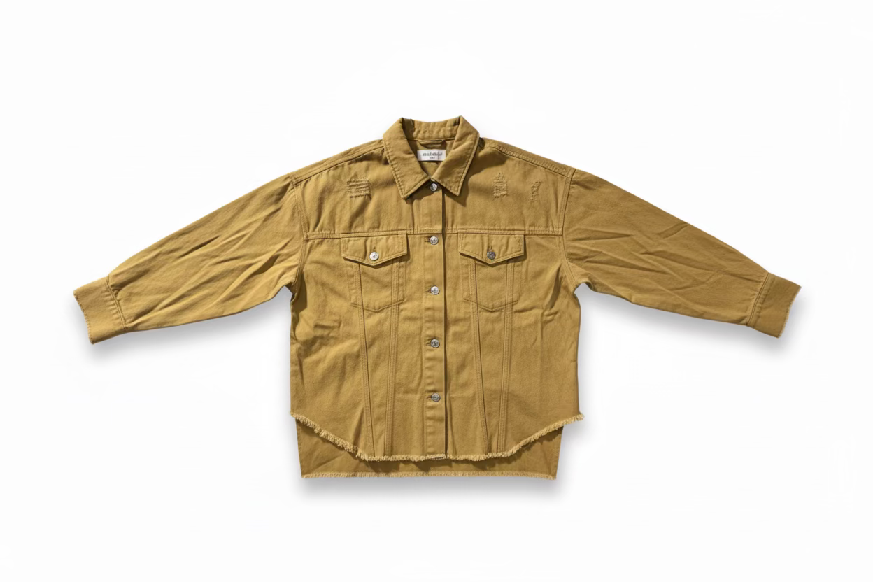 Peach Love Camel Shacket